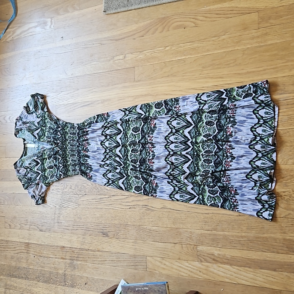 Cristinalove Patterned Long Maxi Boho Dress L